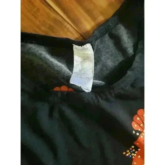 Birds Of Paradise swim Cover Up Parrot Bedazzled Dress Black OS Vintage Tropical - Picture 4 of 6